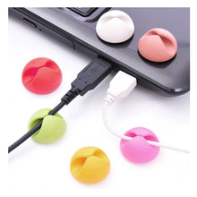 6pcs lot cable winder earphones cable organizer management desk wire font b storage b font font