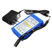 4000mAh DC 12V Super Rechargeable Lithium-ion Battery Pack Plug