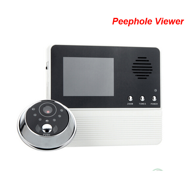 DOOR PHONE 3.2'' TFT LCD Screen digital door PEEPHOLE viewer SECURITY camera 120 Degree Angle view infrared night vision