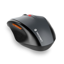 Tecknet 2016 New USB Optical Wireless Mouse 2.4G Receiver Silent Quiet Mouse For Computer PC Laptop Desktop ( PC Mouse) colorful