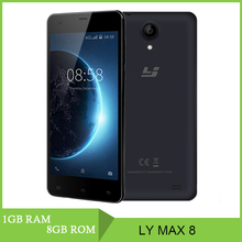 Original FDD-LTE 4G LY MAX 8 5.5” Android 5.1 Smartphone MTK6735P Quad Core 1.0GHz RAM 1GB ROM 8GB Dual SIM WCDMA 3G Phone Cell