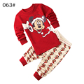 kids Clothing Set hoody Pants two pieces boys girls autumn winter Mickey cartoon red cotton casual
