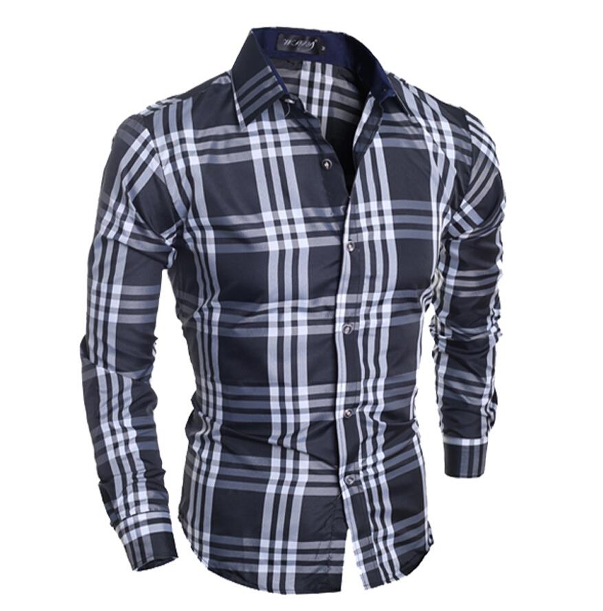 Men Shirt 2015 Fashion Men\'S Long-Sleeved Shirt Ma...