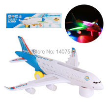 New A380 Airbus Toys Airplane with music and lights, large electric music plane toys  for children/boys toys