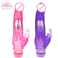 APHRODISIA Sex Toys Crystal Rabbit Dildo for Dual Stimulation Waterproof Sexy Vibrating Vibe Sex Toys For