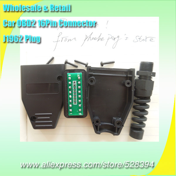 Купить 2015 году! 16pin obd2 разъем obd 2 16 контактный obd ii адаптер ...