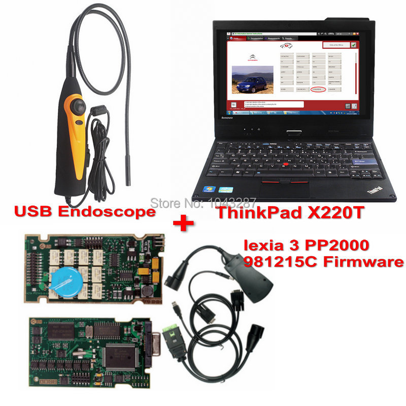   ThinkPad X220T Diagbox 7.82 Lexia 3 Lexia3 PP2000   921815C Peugeot   + 98AS USB 