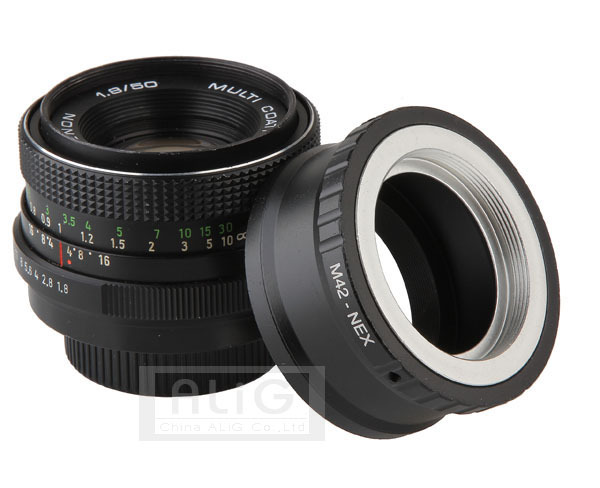 M42-NEX Lens Adapter Ring For M42 Thread Lens to NEX3 NEX5 NEX6 NEX-5R 5T 5N NEX7 A5100 A6000 A7R A7M2 E-mount Camera