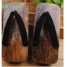 2016 summer man sandals Japanese Gate candlenut SAMURAI Clogs shoes Cosplay Men’s flip flops plank Shoe
