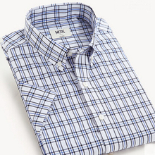Brand Plaid Shirt Men’s Clothing Casual Shirt For Men Short Sleeve Camisa Masculina Summer Style Plus Size New Men Shirts 2015