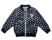 jackets for girls Cute dot casual jacket kids Jacket children outwear new autumn and winter fashion