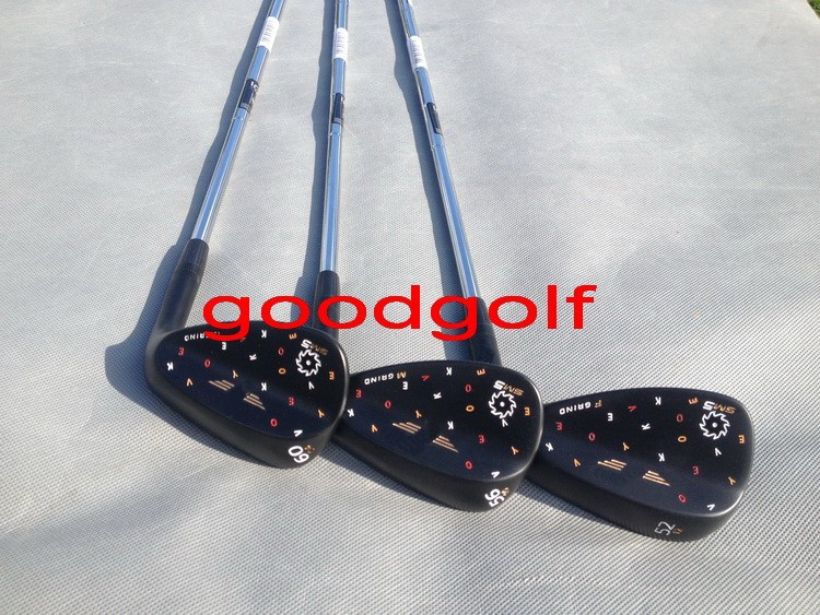 2015 new <font><b>golf</b></font> clubs Limited Edition SM5 Black color <font><b>Golf</b></font> Wedges 52/56/60 degree with steel shafts DHL free shipping 2015 new <font><b>golf</b></font> clubs Limited Edition SM5 Black color <font><b>Golf</b></font> Wedges 52/56/60 degree with steel shafts DHL free shipping