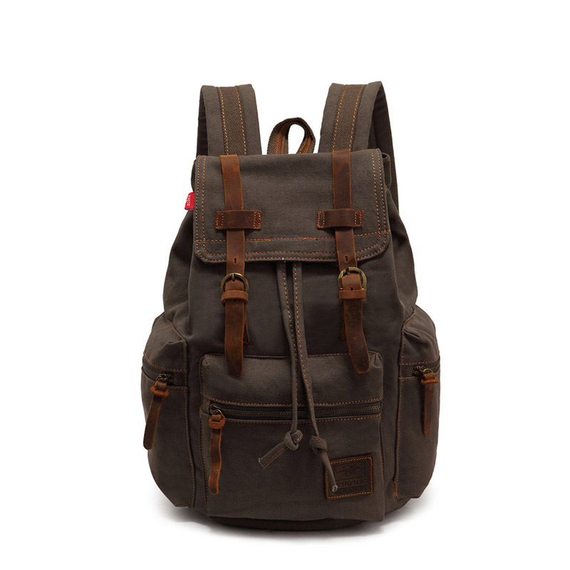 2014 New Casual Canvas Men Backpack Retro Vintage Male Students School Bags Outdoor Man Shoulder Bags