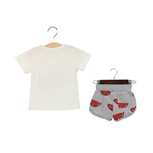 2015 Children Clothing Set Summer Style Kids Clothes Cotton Baby Boy Clothes Bobo Choses Girls Clothes