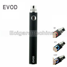 2PCS Electronic cigarette e cigarette Ego e cigarette EVOD 650mah 900mah 1100mah variable voltage battery free