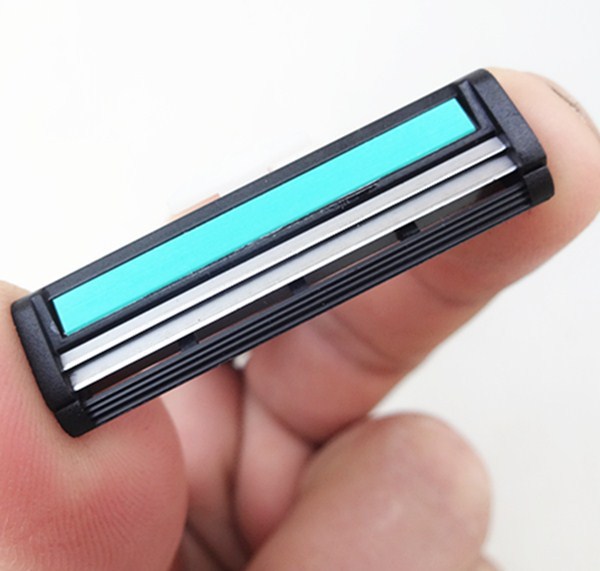 3 pcs lot Razor 2 Blades Men s Face Shaving Razor Blades Shaver For Men Sharpener