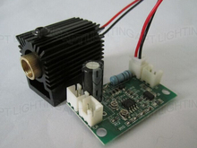 NEW 532nm 200mW Green Laser Module with Driver (808nm/532nm&660nm + TTL) +heat sink