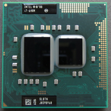 Original I7 640m I7-640m Dual Core 2.8GHz L3 4M 2800 Mhz BGA1288 CPU Processor works on HM55
