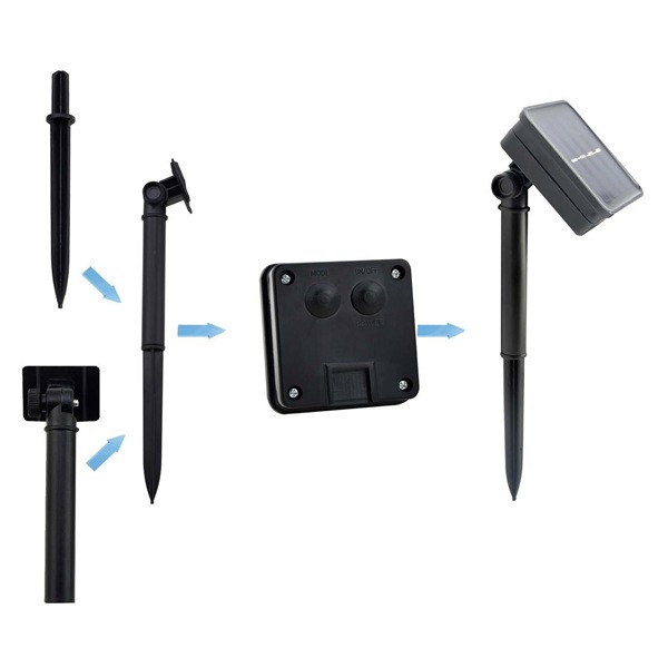 Solar Fairy String Lights 21ft 50 LED Purple Blossom (7)