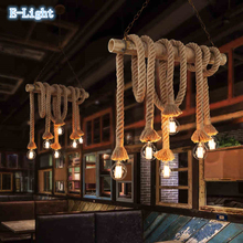 Vintage Rope Pendant Lights Lamp