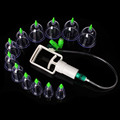 12 Cups Chinese Medical Generic Suction Cups Vacuum Cups Healthy Body Kit Portable Massage Therapy Body