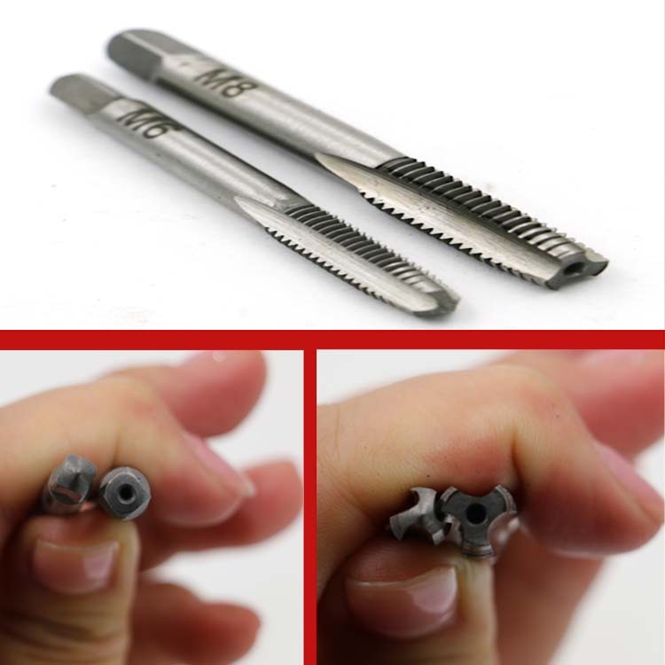 Description Picture 5 of item3F Hand Screw Thread Metric Plug Tap Set M3 M4 M5 M6 M8 with Adjustable Tap Wrench 1/16-1/4"