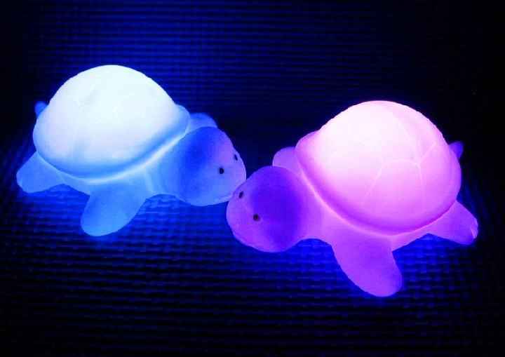 New Turtle LED 7 Colours Night light Lamp for Party Holiday Christmas Decoration Colorful K5 Free Shipping