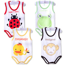 1PCS Children pajamas Spring summer newborn baby rompers sleeveless sleepping bag clothing jumpsuit baby girls boys clothes