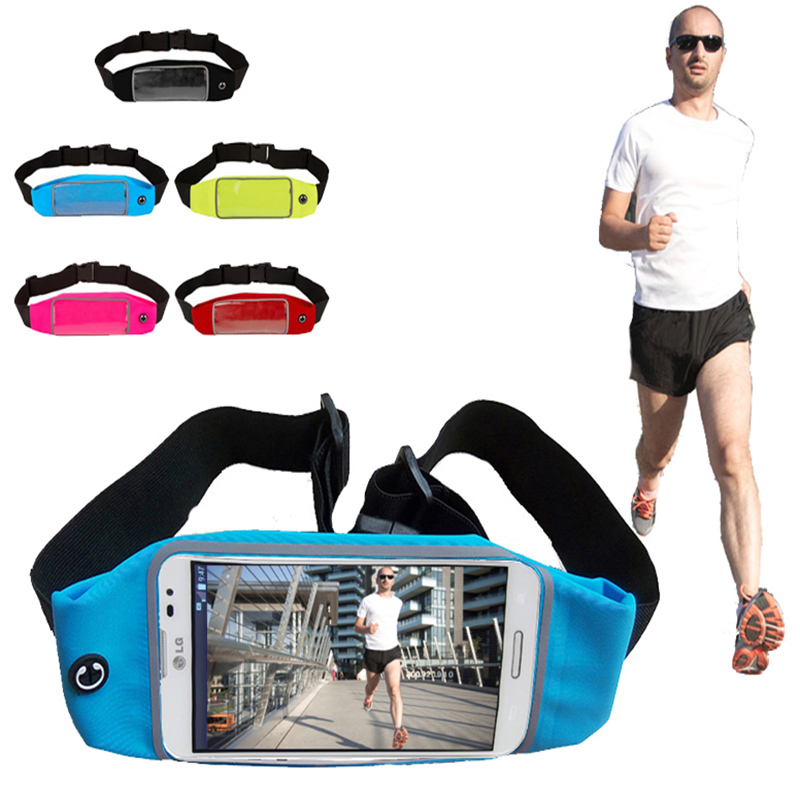 Universal 4 5 6 0 Sport Waist Bag Screen Touching Waterproof Running Belt Pouch Mobile font