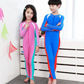 Long Sleeve Swimwear Diving Suit Wet Suit Rash Guard Kids Boys Girls Snorkeling Clothing Full Body