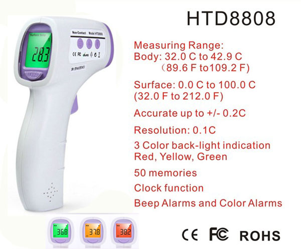 Forehead thermometer accuracy adults