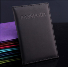 New Fashion PU Card Holder Women Travel Passport Holder Business Passport Cover ID Credit Card Holder