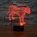 2016 New 3D Animal Leopard Night Lights LED Nightlights with USB Cable Lamp as Christmas Holiday