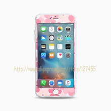 Custom Tempered Glass screen protector for iphone 6/ 6 plus with retail packaging Free shipping! 100pcs/lot