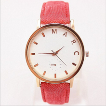 2015 Popular Trend Of Major Suit Denim Watch Diamond Watch Unisex Quartz Watch Fashion Leisure Ladies
