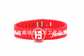 6pcs high quality power silicone lanyard with James harden logo balance wristband metal buckle size can