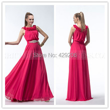 Custom Made Faddish Straight Scoop Applique Beading Flowers Ruched Sleeveless Zipper Up Evening Dresses Prom Party Dresses