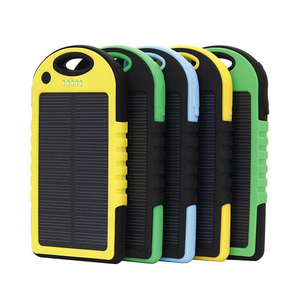 Solar Charger 5000 Mah Duble USB Portable Solar Power Bank External Battery For Phone Solar Panel waterproof Backup Power Supply Solar Charger 5000 Mah Duble USB Portable Solar Power Bank External Battery For Phone Solar Panel waterproof Backup Power Supply