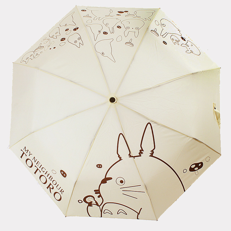 Studio Ghibli Anime Umbrella Rain parasol Momen Umbrella Men Fashion Totoro Kids Umbrella Windproof Guarda Chuva Free Shipping