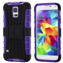 Top Quality Rugged TPU Plastic Hybrid Heavy Duty Armor Phones Case For Samsung Galaxy S5 I9600