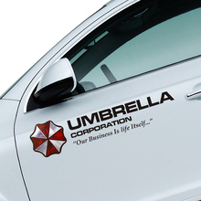 1 Pair Umbrella Corporation Resident Evil Zombie Vinyl Reflective Side Door Car Auto Motorcycle Decal Sticker Logo Car Styling