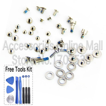 Full Screw Set With 2 pcs Bottom Screws For iPhone 4s with free tools Replacement