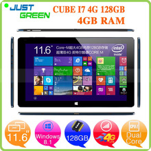 Original Cube I7 Windows 8.1 Tablet PC 11.6 Inch Intel Core-M 4GB RAM 64GB/128GB ROM 3G WCDMA 4G FDD LTE Bluetooth OTG HDMI