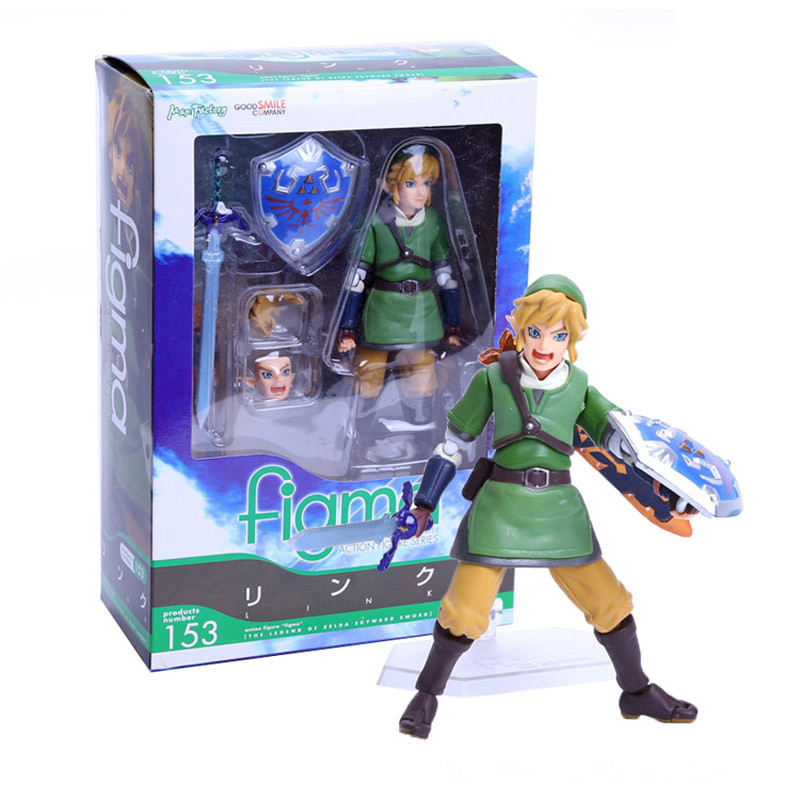 Zelda Figure 14cm Anime Legend of Zelda Link with Skyward Sword PVC Action Figure Collection Model Toy Brinquedos With Box