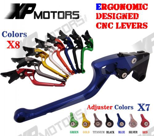 New CNC Labor Saving Adjustable Right angled 170mm Brake Clutch Levers For Yamaha FZ6 FAZER 2004