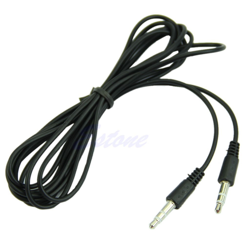 Consumer Electronics Shop -  =Free shipping 3.5mm Aux Auxiliary Cord Male to Male Stereo Audio Cable For PC for iPod MP3 Car 2M