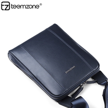Teemzone case for 9 7 iPad Fashion Top Quality Leather Cowhide Men Messenger Bags Single Shoulder