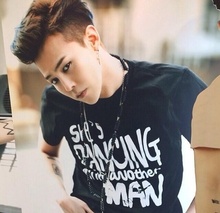YG Bigbang GD G-dragon T-shirts kpop clothing g-dragon fashion tee short-sleeve T-shirt korean style t shirt