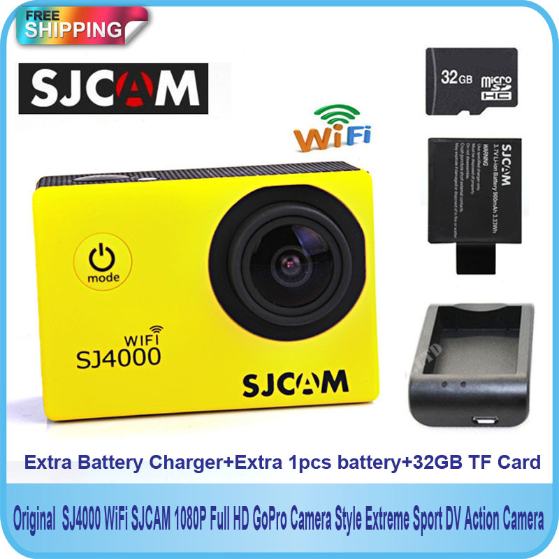 Купить Оригинальный sj4000 wifi sjcam1080p спорт действий тире камеры ...