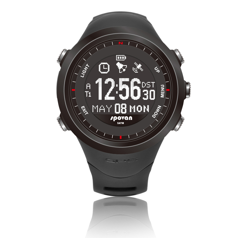 Spovan High Tech Gps Watch Geek Pedometer Altimeter Barometer Compass Thermometer Watches Professional Sports Wristwatches Spovan High Tech Gps Watch Geek Pedometer Altimeter Barometer Compass Thermometer Watches Professional Sports Wristwatches
